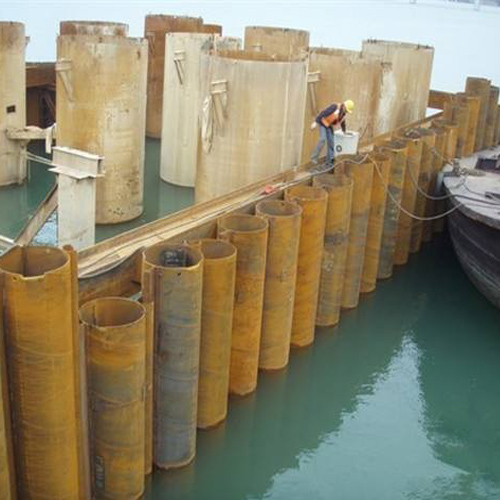 济南钢护筒现场安装